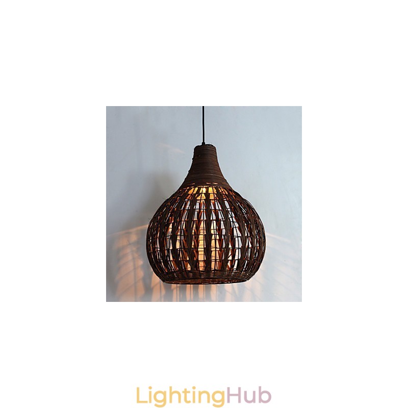 Lantern Country Mini Style Painting Pendant Light