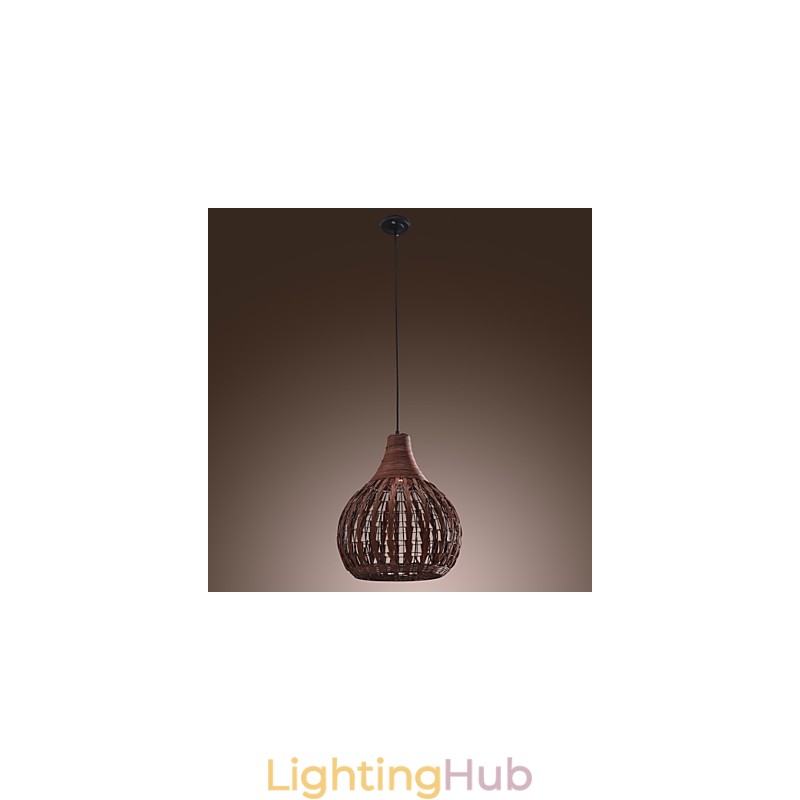 Lantern Country Mini Style Painting Pendant Light