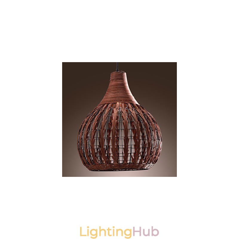 Lantern Country Mini Style Painting Pendant Light