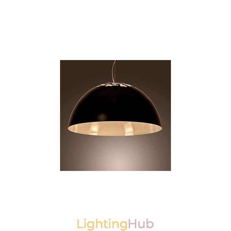Modern Contemporary Bowl Painting Pendant Light