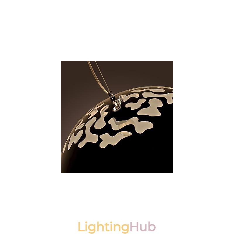 Modern Contemporary Bowl Painting Pendant Light