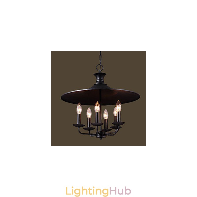 American Rural Nordic Art Candle Chandelier