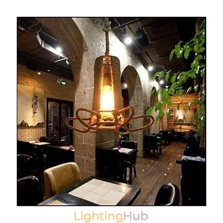 North American Type Rural Industrial Hemp retro Wrought Iron Chandelier North American Type Rural Industrial Hemp retro Wrought Iron Chandelier