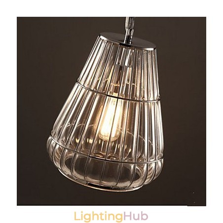 American Style Glass Pendant lamp Industrial Wind Cafe