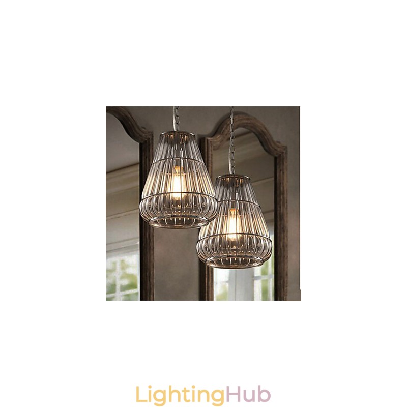 American Style Glass Pendant lamp Industrial Wind Cafe