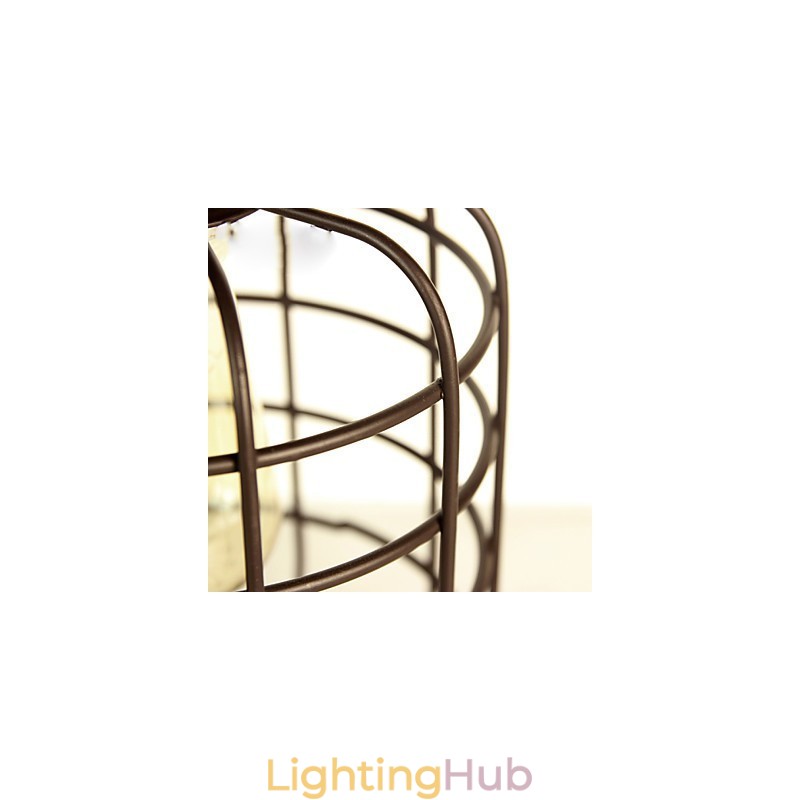 Retro Mini Style Painting Metal Pendant Light