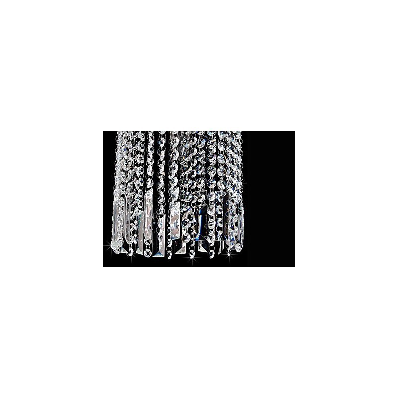 Modern Contemporary Crystal Metal Pendant Light
