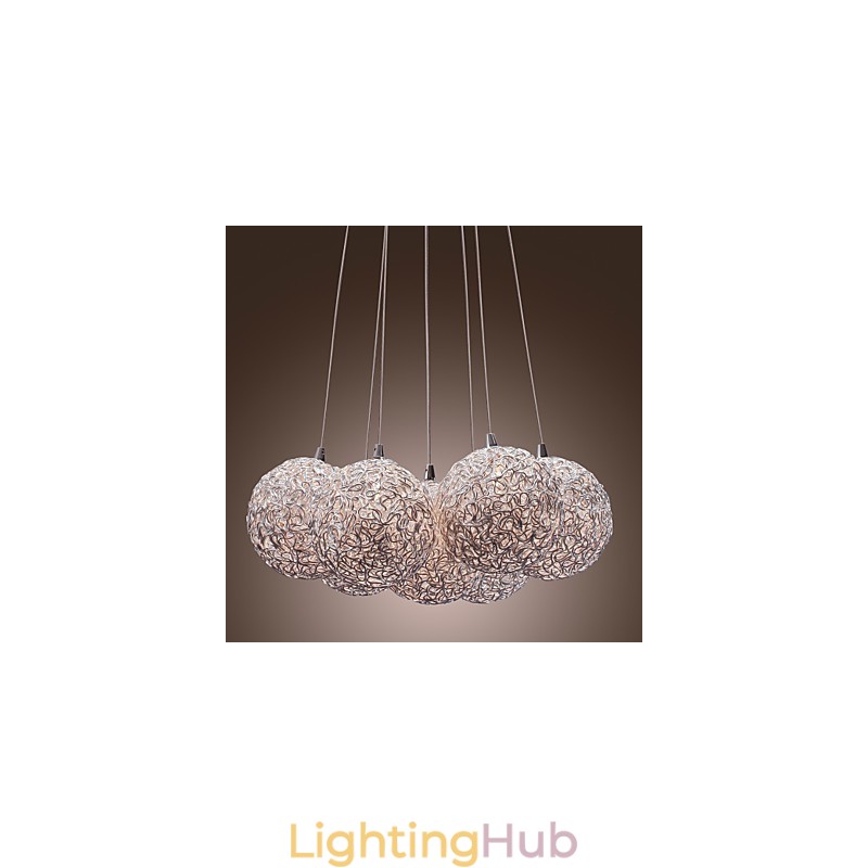Comtemporary Aluminum Pendant Light with 7 Lights