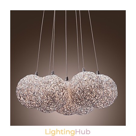 Comtemporary Aluminum Pendant Light with 7 Lights Comtemporary Aluminum Pendant Light with 7 Lights