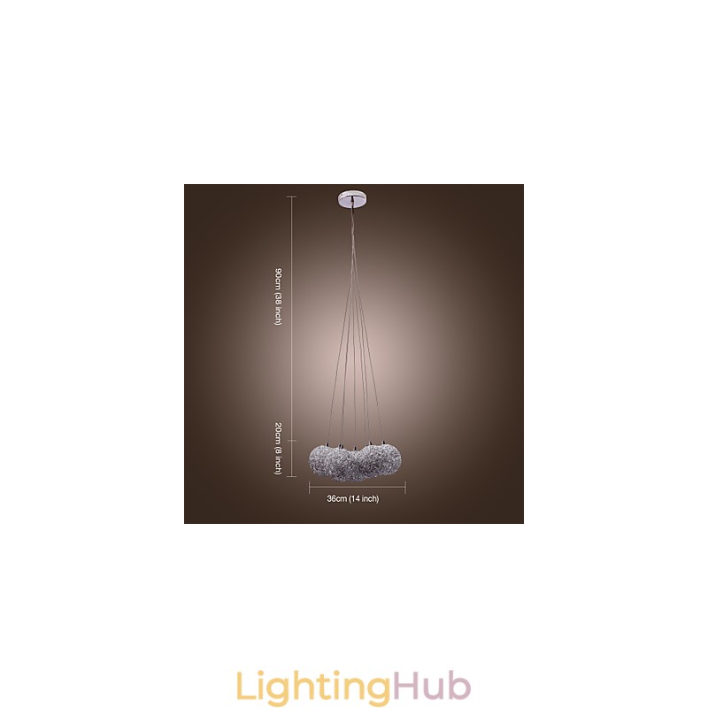 Comtemporary Aluminum Pendant Light with 7 Lights
