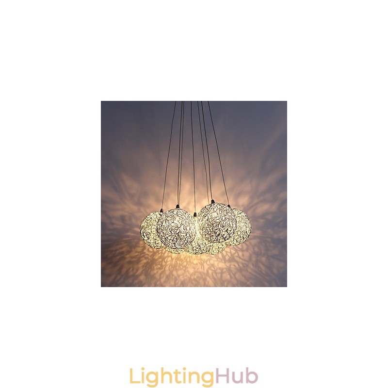 Comtemporary Aluminum Pendant Light with 7 Lights
