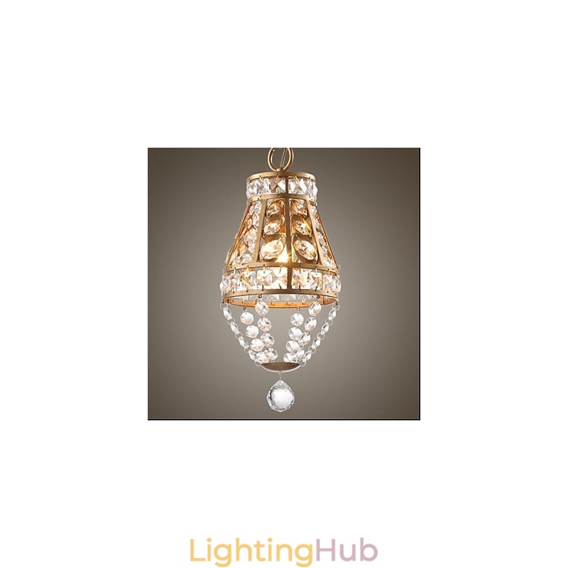 American Country Crystal Chandelier Retro porch Art Chandelier