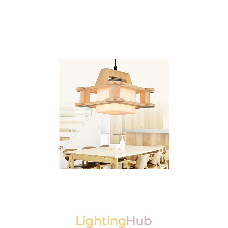 Solid Wood Lamp