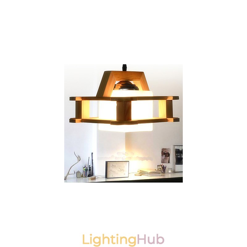 Solid Wood Lamp