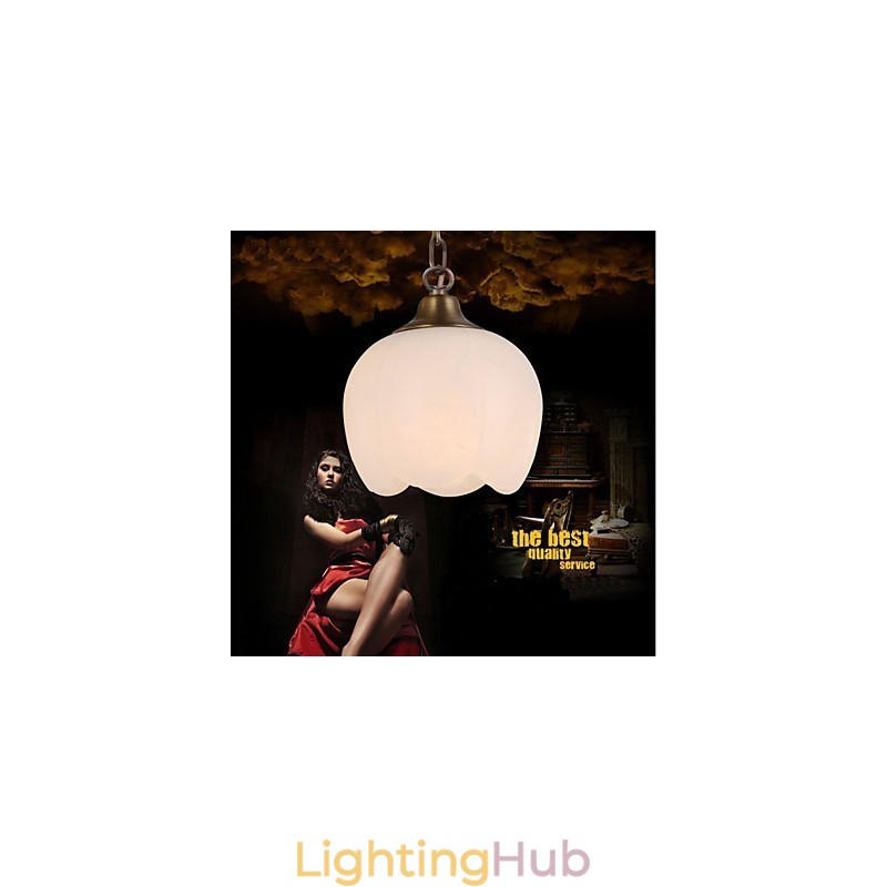 The Spanish Marble Copper Single Chandelier lighting