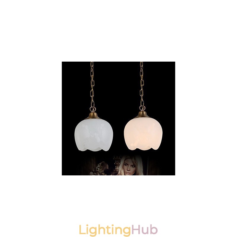 The Spanish Marble Copper Single Chandelier lighting