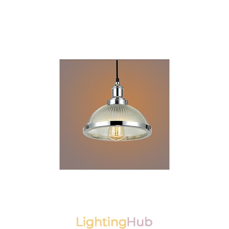 American Retro Glass Lamp Shade Small Pendant Lamp