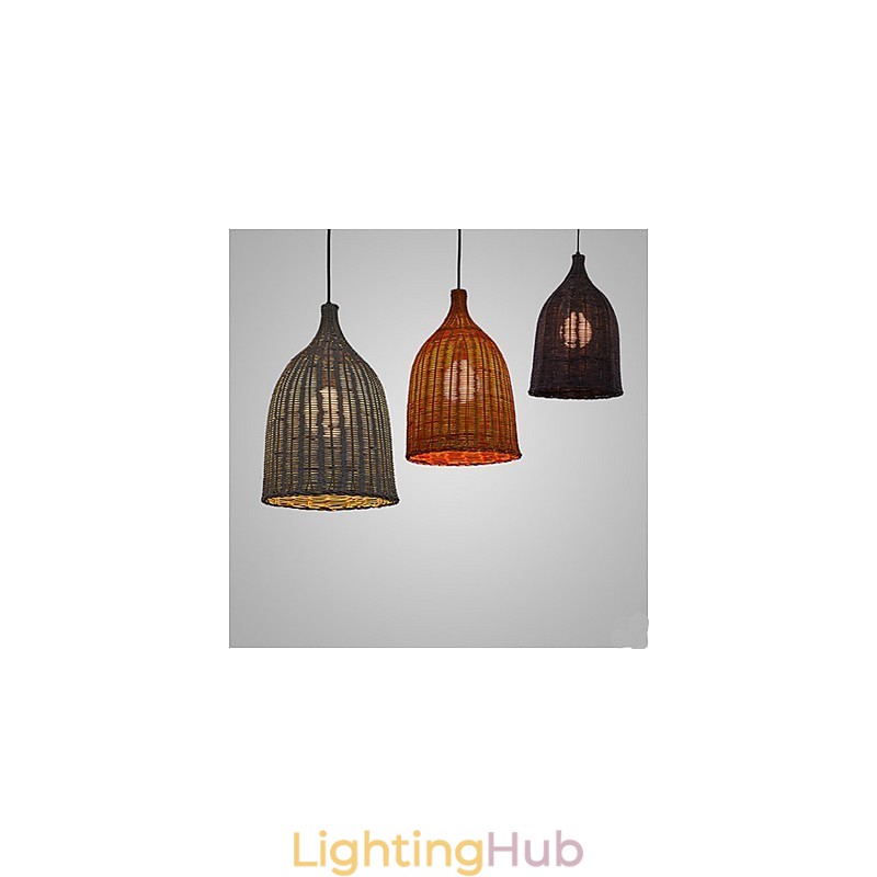 Rattan Chandelier Chandelier Chandelier Creative Retro Rattan lamp