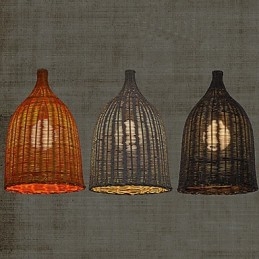 Rattan Chandelier Chandelier Chandelier Creative Retro Rattan lamp