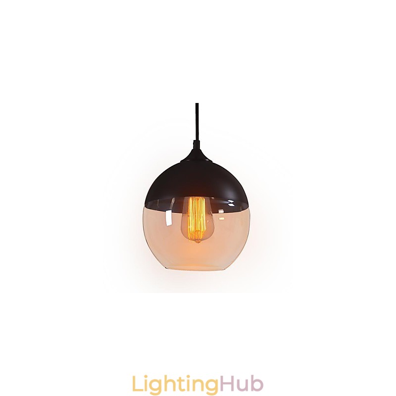 WestMenLights Modern Vintage Glass Ceiling Pendant Light 200mm Diameter