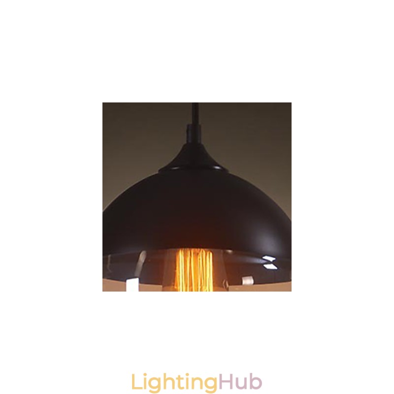 WestMenLights Modern Vintage Glass Ceiling Pendant Light 200mm Diameter