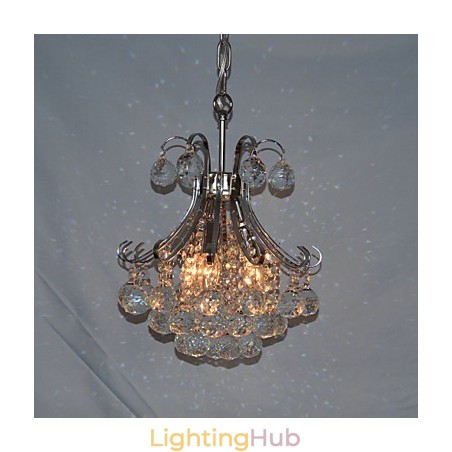 Modern Contemporary Crystal Mini Style Electroplated Chandelier Pendant Light Modern Contemporary Crystal Mini Style Electroplated Chandelier Pendant Light