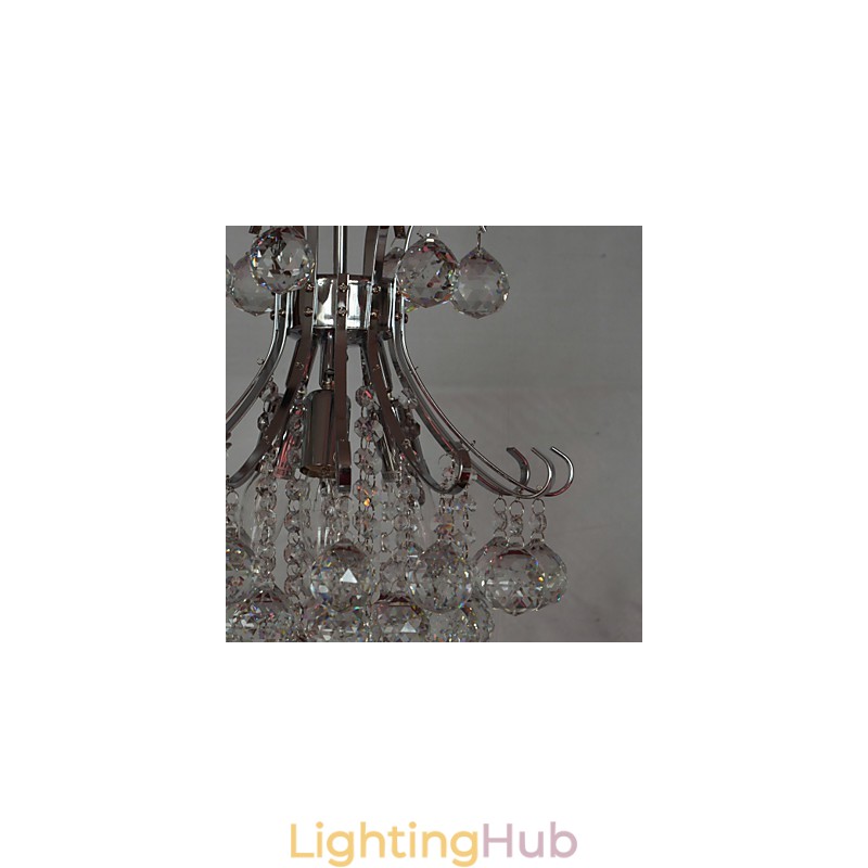 Modern Contemporary Crystal Mini Style Electroplated Chandelier Pendant Light