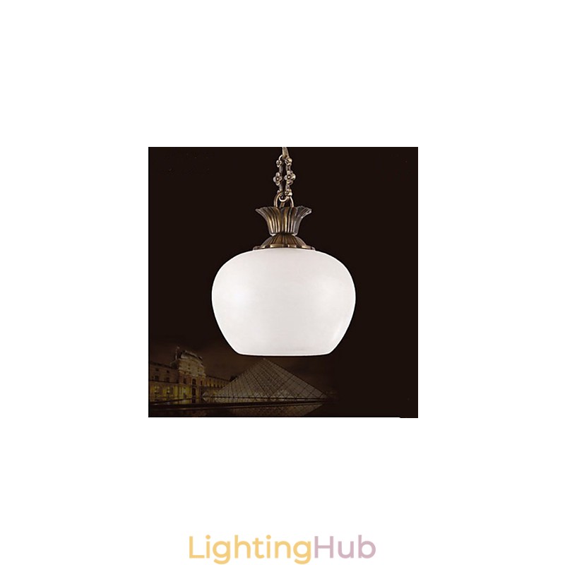 The Spanish Marble Copper Single Chandelier lighting