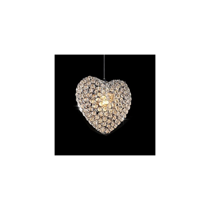 Modern Contemporary Crystal Metal Pendant Light
