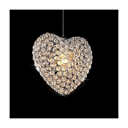 Modern Contemporary Crystal Metal Pendant Light