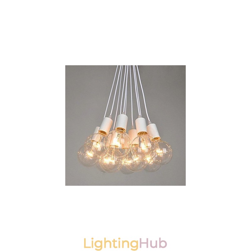 Country Painting Metal Chandelier