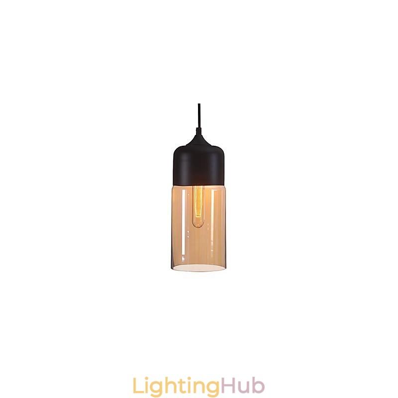 WestMenLights Elegant Bottle Shade DIY Ceiling Lamp Glass Pendant Lighting Edison Bulb Home