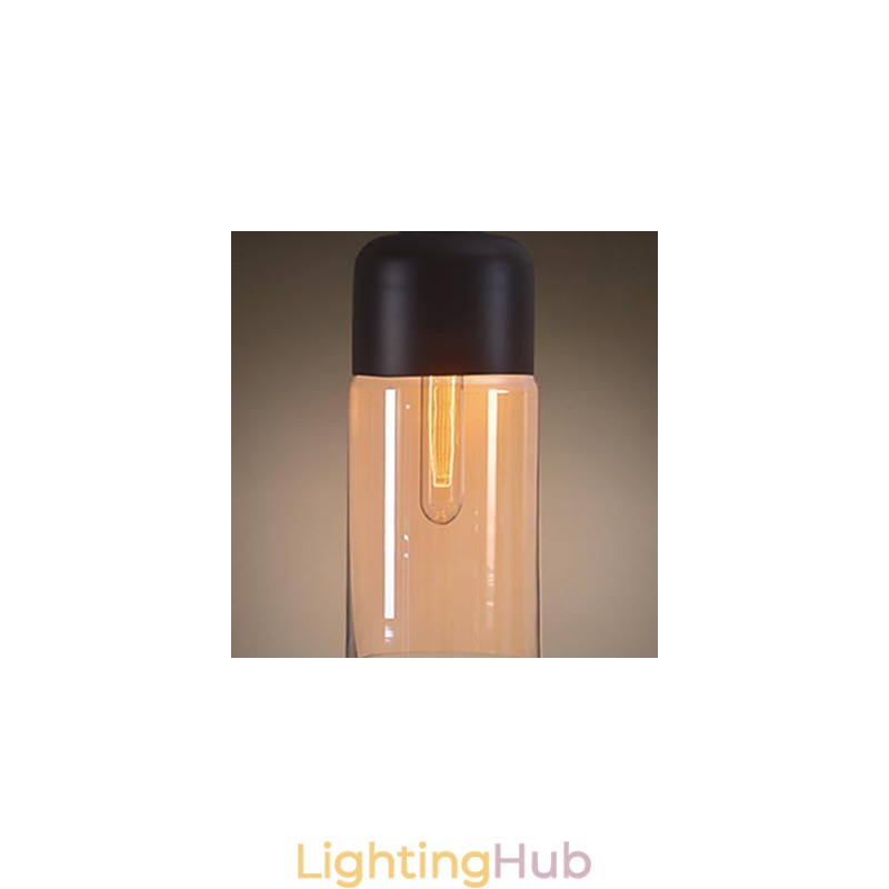 WestMenLights Elegant Bottle Shade DIY Ceiling Lamp Glass Pendant Lighting Edison Bulb Home