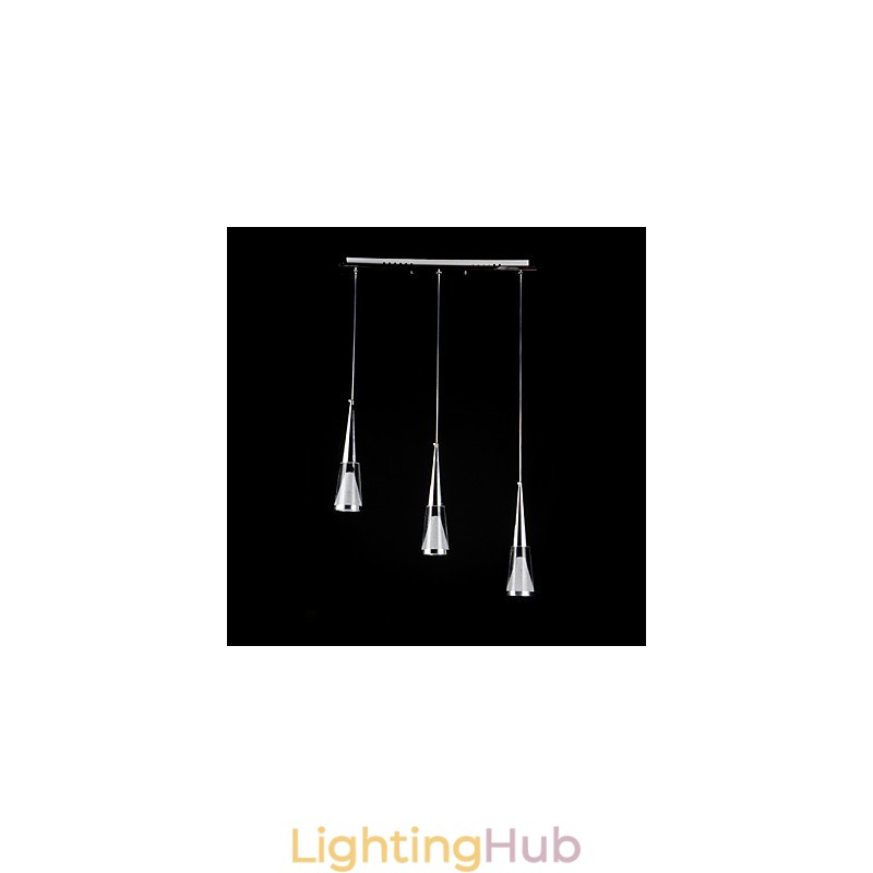 3 Lights Pendant Light Modern Contemporary Metal