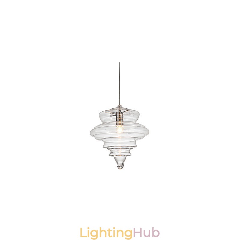 Pendant Lamp 1 Light Modern SimplicityColorless Clear Glass