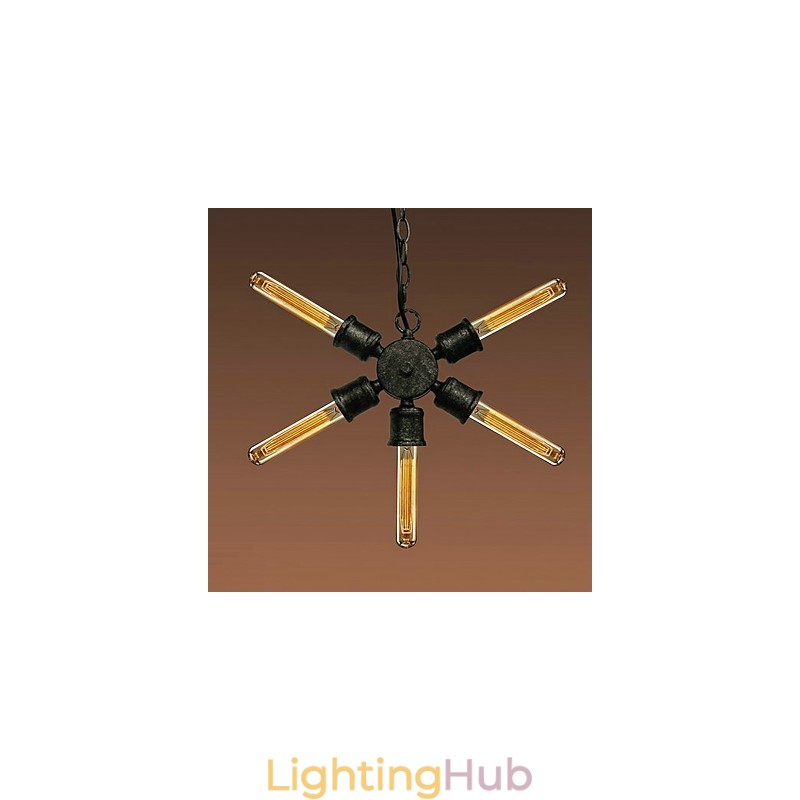 Retro Painting Metal Pendant Light