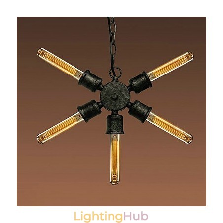 Retro Painting Metal Pendant Light