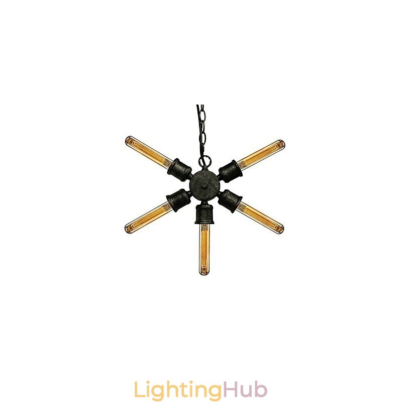 Retro Painting Metal Pendant Light