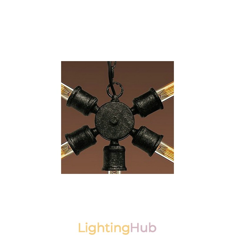 Retro Painting Metal Pendant Light