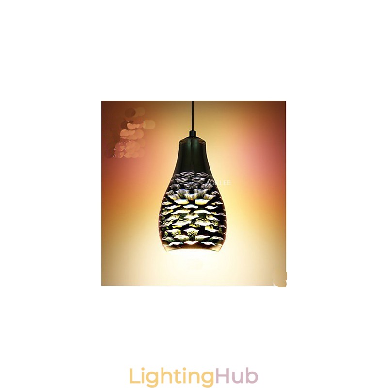 Simple table 3D Glass Creative Pendant