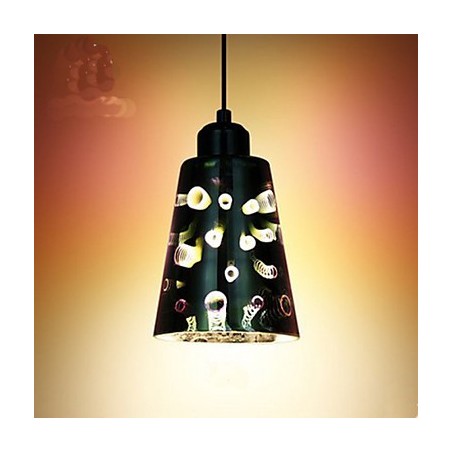 Simple table 3D Glass Creative Pendant Simple table 3D Glass Creative Pendant