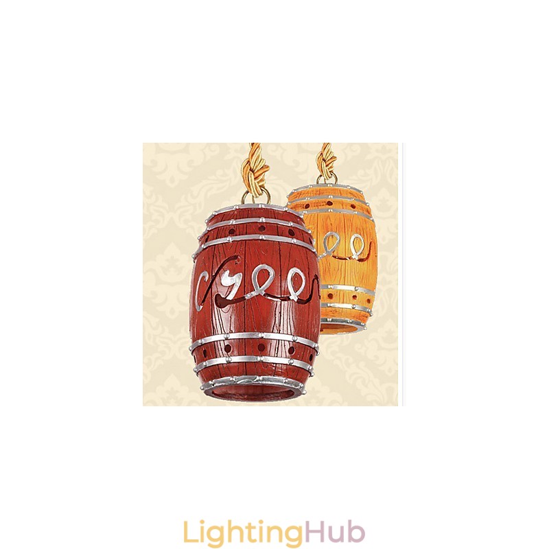 Modern Minimalist Decoration Cask Resin Chandelier