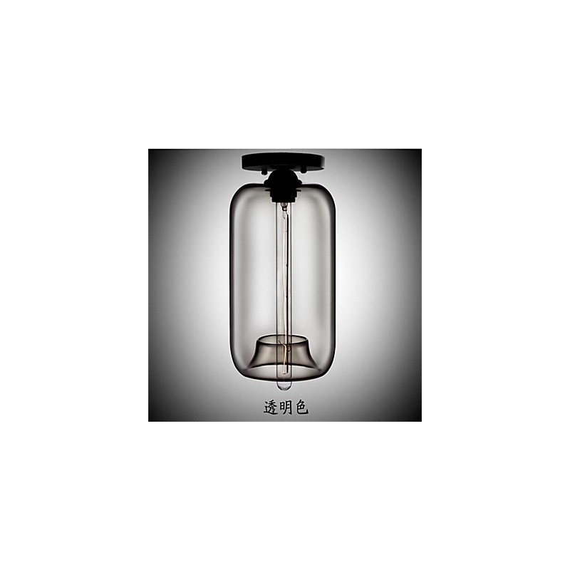Retro Creative Single Head Glass Pendant Lamp Cafe In The Goldfish Bowl