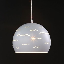 Simple Modern Creative of Real White Iron lighting