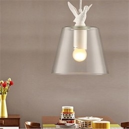 American Style Retro Creative Single Head Glass lamp the Nordic Cafe