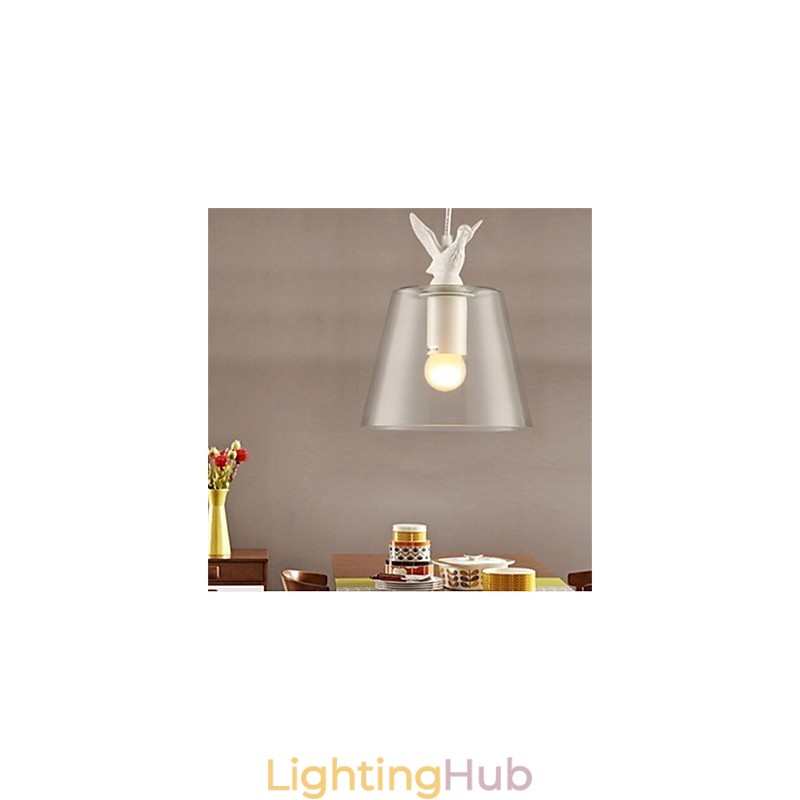 American Style Retro Creative Single Head Glass lamp the Nordic Cafe