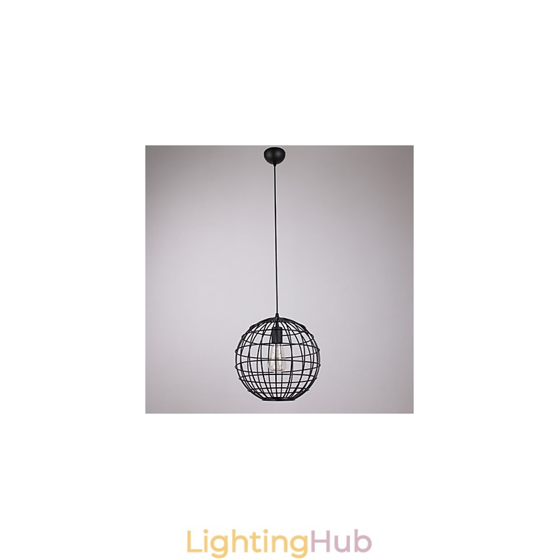 Mini Pendant Spherical Lamp 1 Light Painting Processing