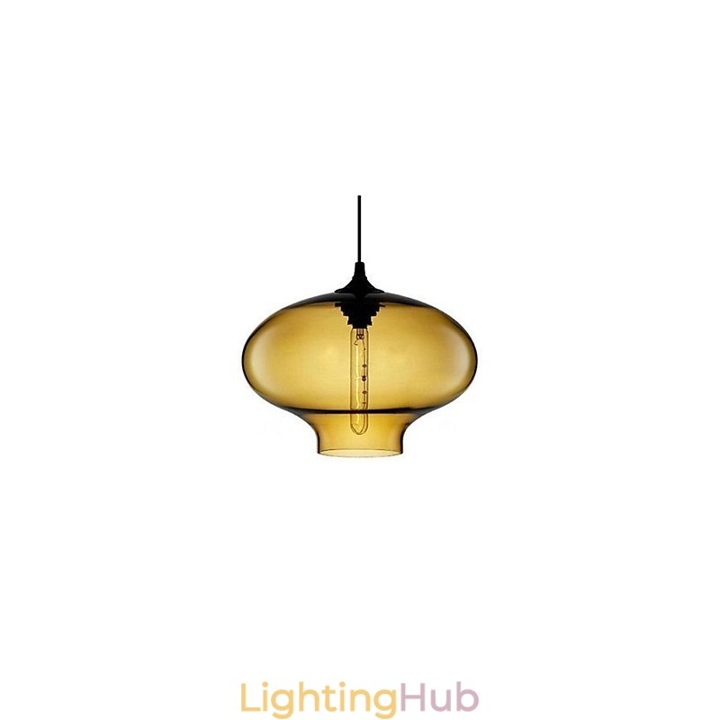 Bubble Design Pendant 1 Light Minimalist Iron Painting