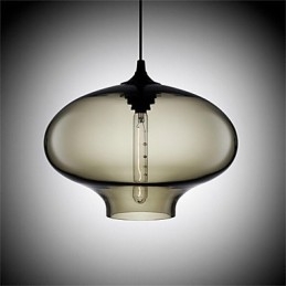 Retro Creative Single Head Glass Pendant Lamp Cafe In The Goldfish Bowl