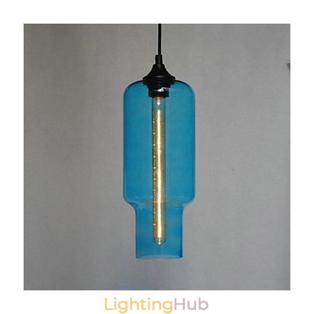 Modern Glass Pendant Light in Brown Bubble Design Modern Glass Pendant Light in Brown Bubble Design